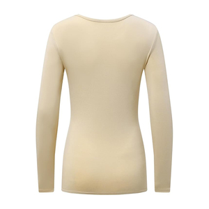 Vêtements de fitness personnalisés pour femmes Chemise de compression à manches longues en tissu hautement élastique Vêtements de sport à séchage rapide pour la salle de sport et le fitness - Product Image 3