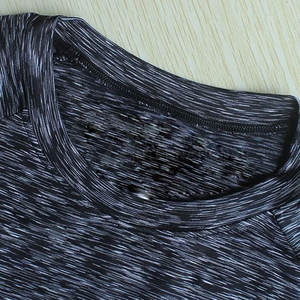 เสื้อยืดฟิตเนสรัดรูปสำหรับผู้ชายเสื้อยืดสำหรับเข้ายิมผ้าคอตตอน100% ประสิทธิภาพสูง - Product Image 5