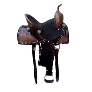 Selle de cheval de course Western Barrel de haute qualité Tack Western Pleasure Trail Cowboy cuir meilleur prix - Product Image 1