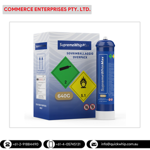 Chargeur de crème fouettée SupremeWhipMax de haute qualité 640g Stock en vrac disponible outil de cuisine le plus vendu d'Australie - Product Image 4