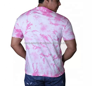 Venta al por mayor Verano Tie Dyeing Hip Hop Camisetas 100% Algodón Unisex Estilo casual para hombres Camisetas para hombres a precio mayorista - Product Image 2