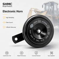 Bocina para Excavadora Liugong, Bocina de Disco Eléctrica HELLA 24V 400Hz 3AL 012 588, Repuestos Originales para Maquinaria de Construcción