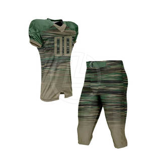 Camiseta de equipo de fútbol americano con gráficos y diseño personalizados, conjunto de uniforme de fútbol personalizado, Manga corta transpirable - Product Image 3