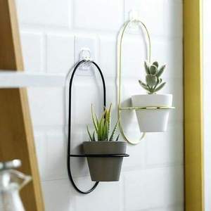 Metal <b>Hanging</b> Planter <b>Basket</b> Decorative Flower Pots Hanger Flower Pot <b>Hanging</b> <b>Chain</b> for Garden - Product Image 4