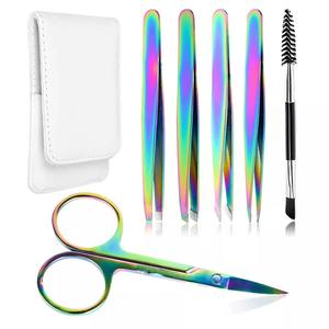 ชุดแหนบคิ้ว,คลิปความงามสีรุ้งขายส่งการดูแลส่วนบุคคลเครื่องมือความงามคิ้ว - Product Image 2