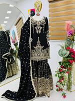 Nouvelle mode de vêtements indiens et pakistanais, incroyable collection de mariage blanc, costume Punjabi Salwar Kamiz modélisé pour adultes