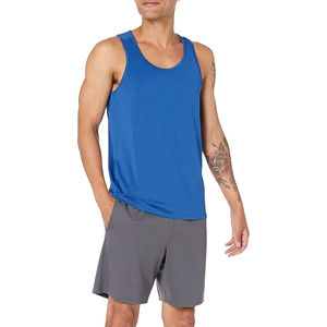 New 2026 Selling Arrival Professional Gym <b>Singlet</b> Tank Top <b>Men</b> Sleeveless Solid Color Slim Fit <b>Men</b> Tanks Tops Accept OEM Service - Product Image 4