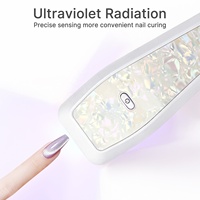 Nouvelle conception Lampe à ongles UV rechargeable à main Lampe à ongles en gel à séchage rapide pour perles LED puissantes