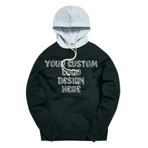 Venta caliente más sudaderas con capucha de talla grande Drop Shoulder Street Wear Casual Plain Custom Logo Heavy Thick Fleece in high GSM Sudadera con capucha de gran tamaño - Product Image 2
