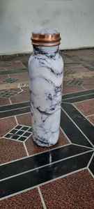 100% Copper Printed Design Water Bottle with Leak-Proof Advance Lid Unique Eco-Friendly <b>Disposable</b> Outdoor Yoga <b>Drinkware</b> - Product Image 5