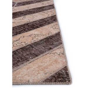 พรมขนสัตว์ถักมือสีเบจน้ำตาล รุ่น Pae-3910 สำหรับทางเข้าบ้าน ห้องนั่งเล่น ห้องโถง ลายก้างปลา รูปทรงสี่เหลี่ยมผืนผ้า - Product Image 4