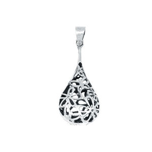 Pendentif simple en argent sterling 925 fait à la main, bijoux pour le jour du mariage, fabricant de design unique, fournisseurs de boutique en ligne - Product Image 3