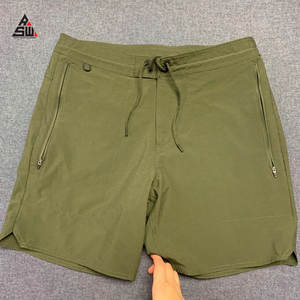 Pantalones Cortos Casuales Clásicos para Hombre, 100% Algodón, Sólidos, Suaves, Transpirables, Cintura Elástica, Uso Diario - Product Image 2