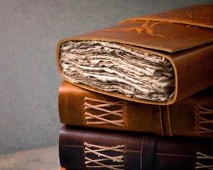 Diario de viaje hecho a mano, cubierta suave, cuaderno mágico de cuero con hilo, costura de sillín, encuadernación en espiral, diseño de árbol de la vida - Product Image 4