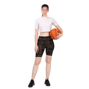 Pantalones cortos deportivos de cintura alta para correr, elásticos, atléticos para entrenamiento y gimnasio, venta al por mayor, pantalones cortos de entrenamiento de compresión para mujer - Product Image 1