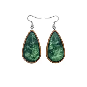 Pendientes de gota de acetato acrílico de resina grande para mujer, accesorios de joyería populares - Product Image 4