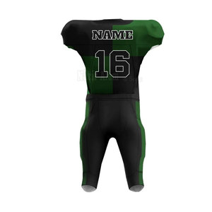 Uniforme de football américain personnalisé avec logo et numéro imprimés, polyester, séchage rapide, prix de gros - Product Image 2