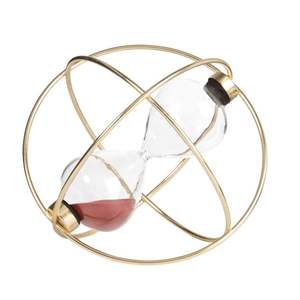 Sablier en métal exquis conçu pour un affichage élégant sur le bureau à domicile, le bureau, la salle d'étude et la décoration intérieure - Product Image 1