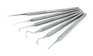 ชุดเครื่องมือผ่าตัดกระดูกแบบออร์โธปิดิกส์ รุ่น Usa Bone Curette คุณภาพสูง ทำจากสแตนเลส พร้อมด้ามจับเคลือบสี - Product Image 3