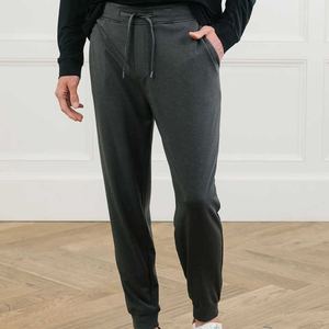 Pantalon de jogging personnalisé pour hommes Pantalon de survêtement en coton de bambou avec poche Pantalon de sport décontracté et respirant pour l'été Motif solide - Product Image 6