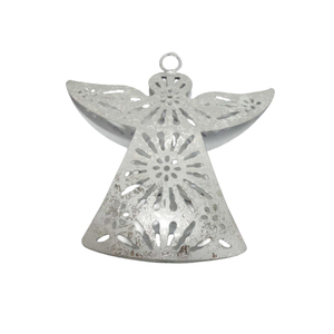 Christmas Decoration Silver <b>Foil</b> Colour Iron Hanging Angel Ornament Modern Design Customized Wholesale Bulk - Product Image 3