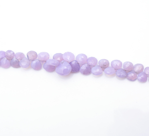 Cuentas facetadas de cuarzo lavanda, piedras preciosas de cristal Natural rosa claro, piedras sueltas para joyería DIY, collar de pulsera - Product Image 2