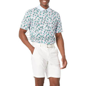 T-shirt polo de golf simple couleur unie à manches courtes respirant hommes T-shirt polo de golf fabriqué au Pakistan 2025 de qualité supérieure - Product Image 4