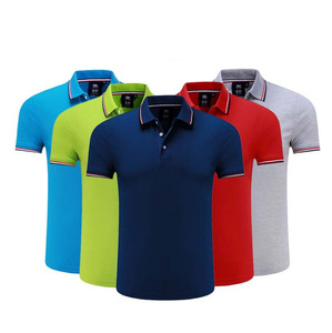 Men's Casual 100% Cotton Short Sleeve Heavyweight for Polo <b>Shirt</b> Breathable Quick Dry Contrast <b>Collar</b> Plus Size Knitted <b>T</b>-<b>Shirts</b> - Product Image 6