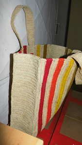 Bolso de rafia de ganchillo a la moda para mujer, bolso de rafia colorido de Madagascar, producto totalmente hecho a mano, bolso de playa de rafia de gran tamaño a la moda - Product Image 4