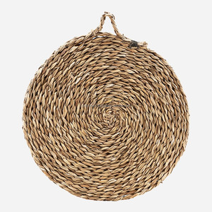 Meilleure vente 2025 Design moderne rond rotin jonc de mer jacinthe d'eau tissé naturel napperons panier en gros - Product Image 4