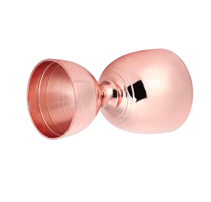 แก้วจิ๊กเกอร์ทองแดงมอสโกมิวล์พร้อมกระจกทองแดงด้านในสำหรับเครื่องครัว - Product Image 2