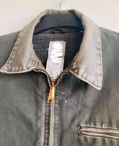 Chaqueta Universitaria de Lona Recubierta para Hombre con Cuello Alto, Capucha, Transpirable y Resistente al Viento para Otoño - Product Image 5