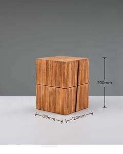Lampada da tavolo Treasure 1xE14 2W in legno (Trio 514110130) - Product Image 2