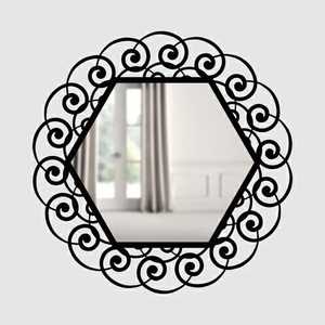 Nouveauté Miroirs muraux design en métal utilisés pour la décoration du salon Design personnalisé de bonne qualité - Product Image 2