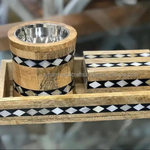 ทําด้วยมือตกแต่ง Bakhoor Burner สําหรับบ้านการใช้งานโรงแรมกระดูกฝังธูปพร้อมถาดคุณภาพดีที่สุดโดย LUXURY CRAFTS - Product Image 1