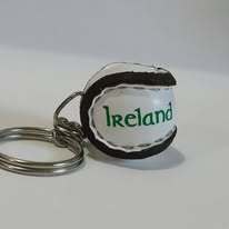 Best Quality Handmade Mini Hurling Balls Keychains for Promotional Gifts Ireland Gaelic Sports Miniature Sliotars <b>Key</b> <b>Rings</b> - Product Image 2