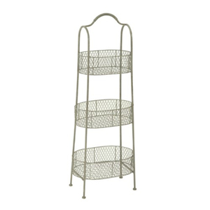 Wholesaler Custom Shape Iron <b>Wire</b> <b>Basket</b> 3 Tier Tabletop Vegetables and Fruits Storage <b>Basket</b> With Handle Bronze Finished - Product Image 3