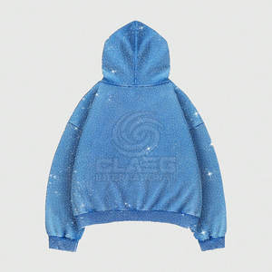 Top Quality Pakistan Made <b>Rhinestone</b> <b>Hoodies</b> High Quality Custom Logo <b>Rhinestone</b> <b>Hoodies</b> For Online Sale - Product Image 2