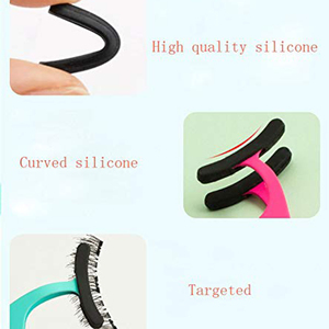 Pince à cils allemande en acier inoxydable rose foncé de qualité supérieure, outils d'applicateur de cils, vente en gros - Product Image 6