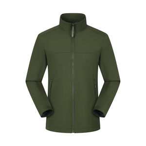 Hot Selling New Arrival Wholesale Softshell <b>Jackets</b> <b>Canvas</b> OEM Best Quality <b>Men</b> Windproof Front Hooded Winter Softshell <b>Jacket</b> - Product Image 2