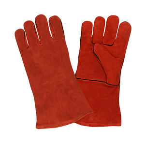 Gants de soudeur en cuir de sécurité résistants aux hautes températures confortables et respirants pour le soudage des travaux industriels - Product Image 6