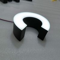 Letrero Luminoso Acrílico Personalizado, Letras 3D con Canal de Luz LED, Letrero Luminoso para Fachada de Tienda, Letrero con Logotipo LED para Negocios, Señalización Exterior