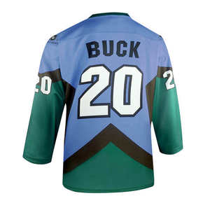 High Quality Custom Reversible Quick-Dry Ice Hockey Jersey Wholesale Sublimated Hockey Wear Custom <b>Christmas</b> Hockey Jersey - Product Image 2