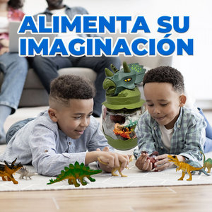 Barca a Forma di Testa di Dinosauro con Proiettore di Giocattoli per Bambini - Product Image 4