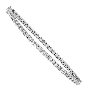 Pulsera de Diamantes Estilo Serena, Corte Redondo Clásico, 4 Puntas, 1.25 Ct, Diamantes Cultivados en Laboratorio, Platino, Uso Diario, Regalo - Product Image 2