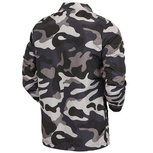 เสื้อกันลมสำหรับผู้ชายเสื้อโค้ชกันน้ำสีดำ - Product Image 4