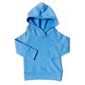 Kangaroo pocket Set on rib sleeve cuffs & bottom toddler kids children hoodies