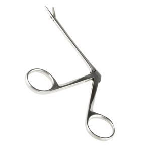 Pinces d'otologie professionnelles courbées droites micro-manuelles argentées haute performance, fabriquées par DARLEYS SURGICAL CO, certifiées CE Classe I - Product Image 6