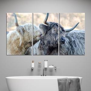 Elegante Impresión en Lienzo de Animales para Decoración de Pared de Sala de Estar, JUEGO DE 3 LIENZOS - Product Image 1