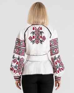 Vestido Túnica Casual Sencillo de Primavera/Invierno para Mujer, Manga Corta, Corte Imperio, Bordado, Volantes, Encaje, 100% Algodón - Product Image 2